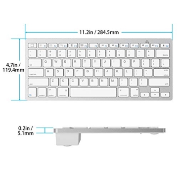 OMOTON Bluetooth Keyboard for iPads - Compact & Stylish