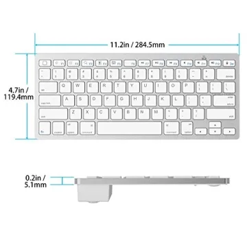OMOTON Bluetooth Keyboard for iPads - Compact & Stylish