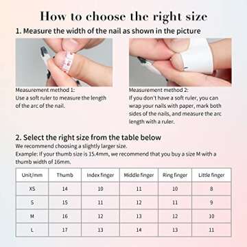 Sun&Beam Nails Handmade Press-on Nails Short Coffin Ballerina Pink White Design False Tips 10Pcs (#112 XS)