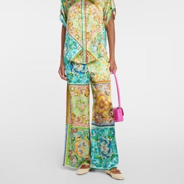 miss left Women Comfy Chain Strap Mary Janes Shoes Slip On Closed Square Toe Ballet Flats for Walking School Dressy Size 8 Creamy