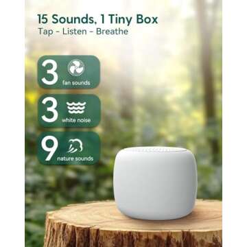 Babelio Portable White Noise Machine for All Ages