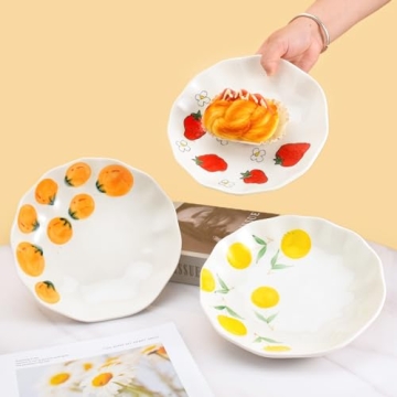 Koythin Ceramic Dinner Plate - Hand-Painted and Versatile