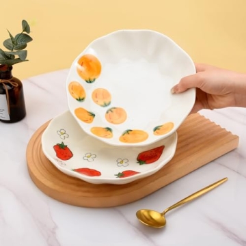 Koythin Ceramic Dinner Plate - Hand-Painted and Versatile