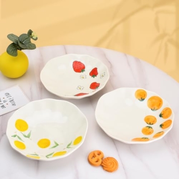 Koythin Ceramic Dinner Plate - Hand-Painted and Versatile