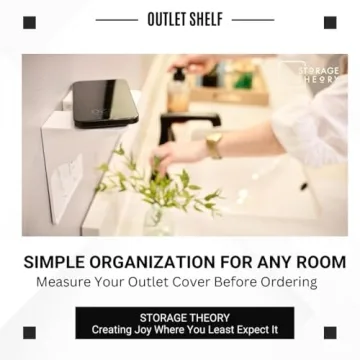 BeraTek Power Perch Outlet Shelf for Smart Devices