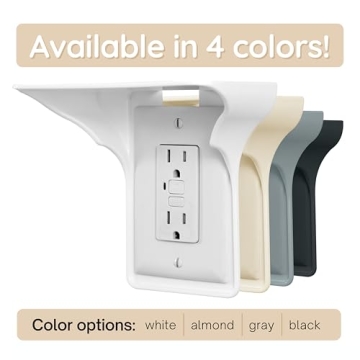 BeraTek Power Perch Outlet Shelf for Smart Devices