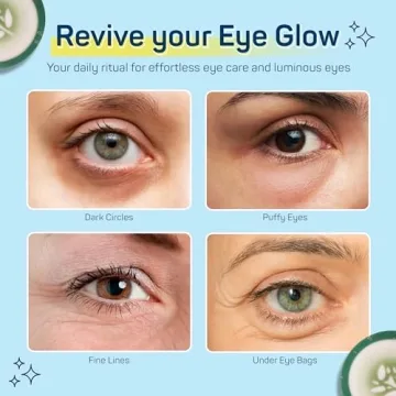 SpaLife Cooling Eye Pads - 48 Cucumber-Infused Pads for Dark Circles