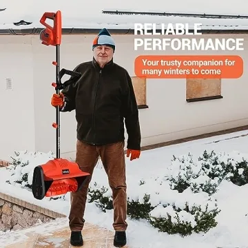 VOLTASK Cordless Snow Shovel - Battery Powered Snow Blower