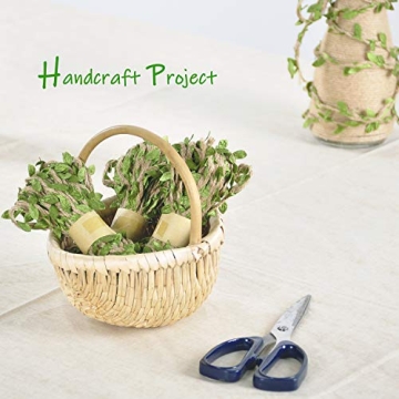 Naidiler 196 Ft Versatile Burlap Leaf Ribbon