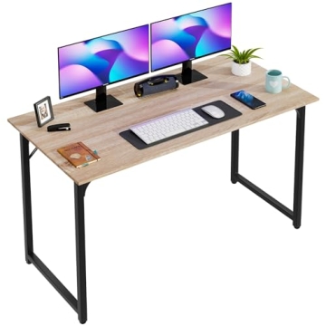 PayLessHere 32/39/47 inch Computer Desk Study Writing Table, Adjustable feet, Modern Furniture for H...