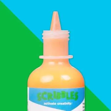 SCRIBBLES 18536 Dimensional Fabric Paint, Iridescent, 6-Pack, 1 oz