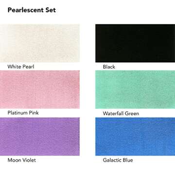 Daler-Rowney FW Acrylic Ink Bottle 6-Color Pearlescent Set with Empty Marker - Acrylic Set of Drawin...