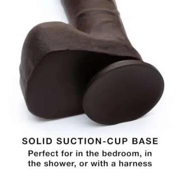 Bedroom Kandi Vitamin D+ Realistic Silicone Dildo Natural Brown Skin Tone