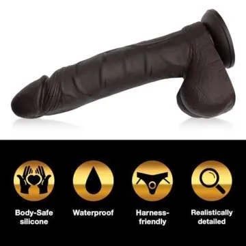 Bedroom Kandi Vitamin D+ Realistic Silicone Dildo Natural Brown Skin Tone