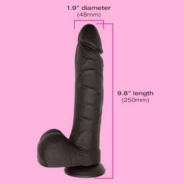 Bedroom Kandi Vitamin D+ Realistic Silicone Dildo Natural Brown Skin Tone