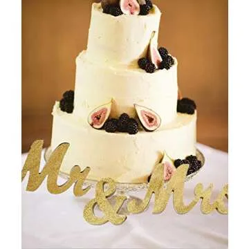 Wedding Decorations,Gold Mr and Mrs Signs Wedding Sweetheart Table Decorations, Wooden Freestanding Letters Wedding Shower Gift