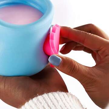 Abizoo Silicone Plug for Toppl Dog Toy,Ocean Theme Shark Shell Shape Stopper for Toppl L/XL Works Great Holds in Liquids,for Better Frozen Dog Treats