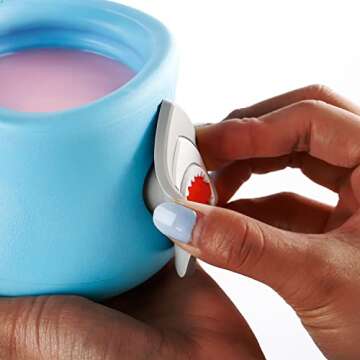 Abizoo Silicone Plug for Toppl Dog Toy,Ocean Theme Shark Shell Shape Stopper for Toppl L/XL Works Great Holds in Liquids,for Better Frozen Dog Treats