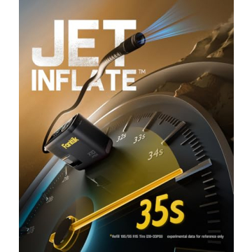 Fanttik X10 APEX Tire Inflator - 35s Fast Inflation, 150 PSI Cordless Air Compressor