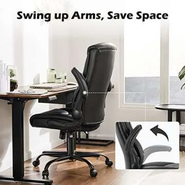 Ergonomic Executive Computer Desk Chair with Lumbar Support