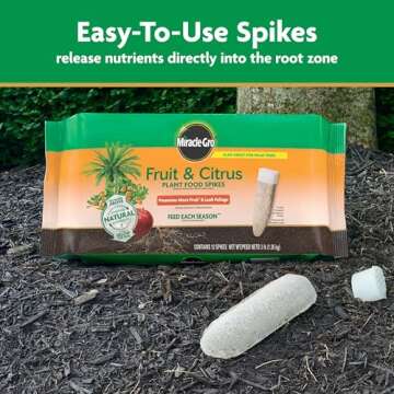 Miracle-Gro Fruit & Citrus Plant Food Spikes for Lush Growth