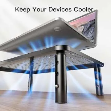 HUANUO Adjustable Monitor Stand for Enhanced Comfort