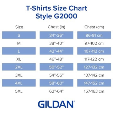 Gildan G2000 White T-Shirt Multipack - Large Size