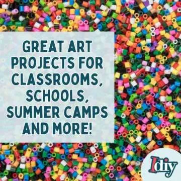 Fuse Beads 20,000 Bulk Creativity Builder Kit- 20 Presorted Muli Colors (5 Glow Dark) w Tweezers, Peg Boards, Melt Ironing Paper, Case - Works with Perler, Pixel Art Craft Project, Kids Summer Camp