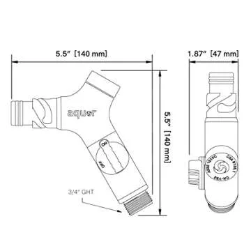 Aquor Comfort Grip VB Hose Connector for Easy Watering