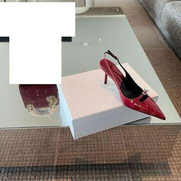 FerduS Pointed Toe Slingbacks Elegant High Heels