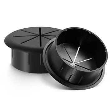 HYCC 2 Inch Desk Grommet - Flexible Cable Management