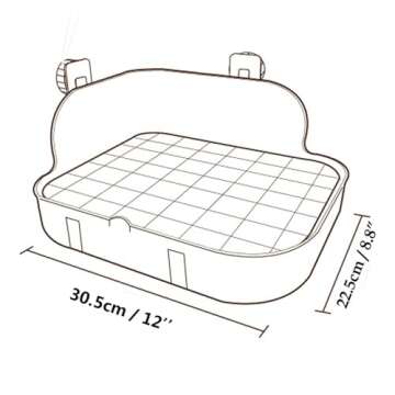 Yuoaes Rabbit Litter Box for Small Animals Training