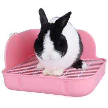 Yuoaes Rabbit Litter Box for Small Animals Training