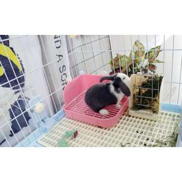 Yuoaes Rabbit Litter Box for Small Animals Training
