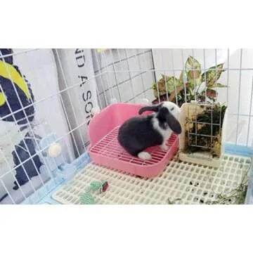 Yuoaes Rabbit Litter Box for Small Animals Training