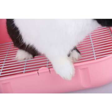 Yuoaes Rabbit Litter Box for Small Animals Training