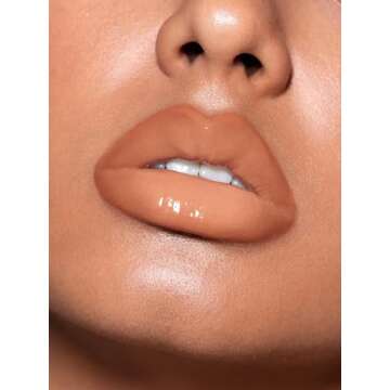 SHEGLAM Soft 90'S Glam 3-In-1 Lip Liner Moisturizing Plant Extracts Long Lasting Liquid Lipstick Plumping Lip Gloss Makeup Set - Pouty Nude