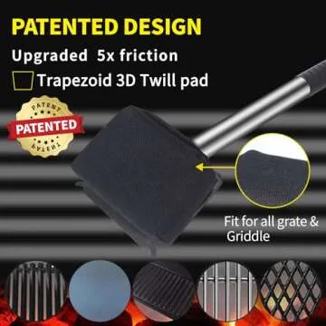 Safe Grill Brush - XUDAKAIXIN Bristle Free Design for All Grills