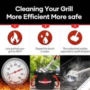 Safe Grill Brush - XUDAKAIXIN Bristle Free Design for All Grills