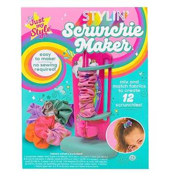 Just My Style D.I.Y. Scrunchie Maker by Horizon Group USA, Design Your Own Colorful Satin Scrunchies...