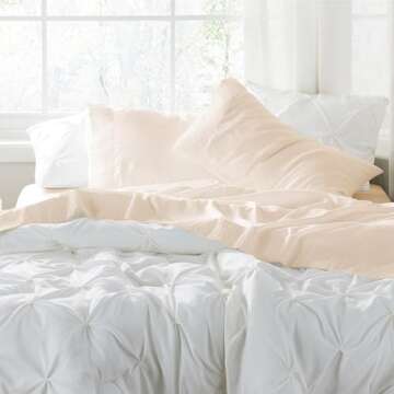 Bedsure Full Size Bed Sheets Set - Soft & Cooling Luxury