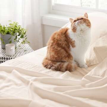 Bedsure Full Size Bed Sheets Set - Soft & Cooling Luxury