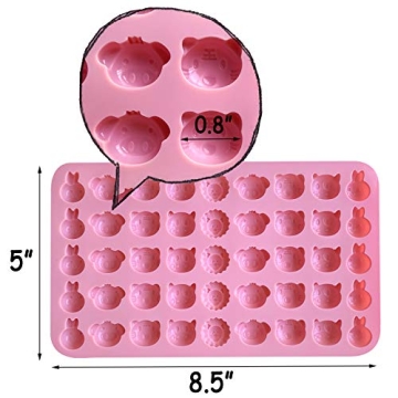 Animal Shaped Silicone Gummy Molds for Candy Making