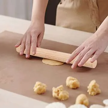 French Wooden Rolling Pin for Baking and Cooking Essentials