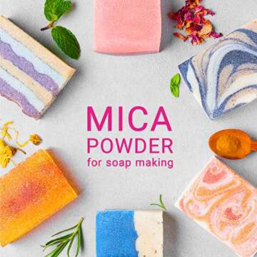 Vibrant Mica Powder Set for Epoxy Resin and Soap Making