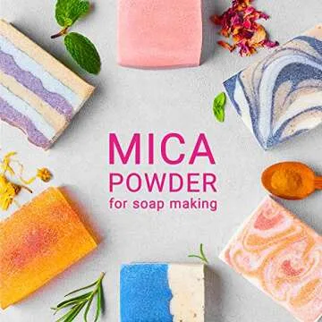 Vibrant Mica Powder Set for Epoxy Resin and Soap Making