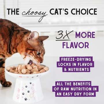 Stella & Chewy’s Freeze-Dried Raw Cat Dinner Morsels – Grain Free, Protein Rich Cat & Kitten Food – Chick Chick Chicken Recipe – 18 oz Bag