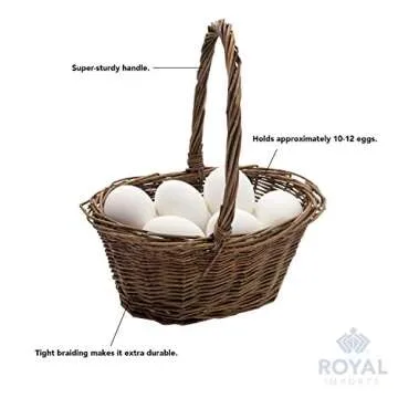 Royal Imports Willow Braided Gift Basket for Any Event
