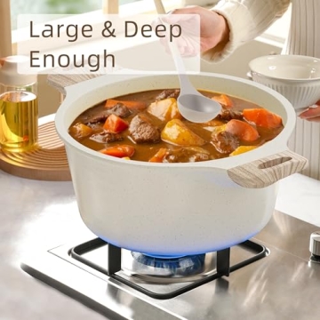 Caannasweis Nonstick Pots and Pans Set for Effortless Cooking