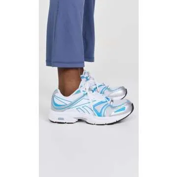Reebok Women's Angel Reese Premier Road Plus IV Sneaker - Silver/Blue/White